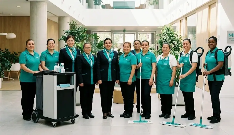 Equipo de MILU en acción